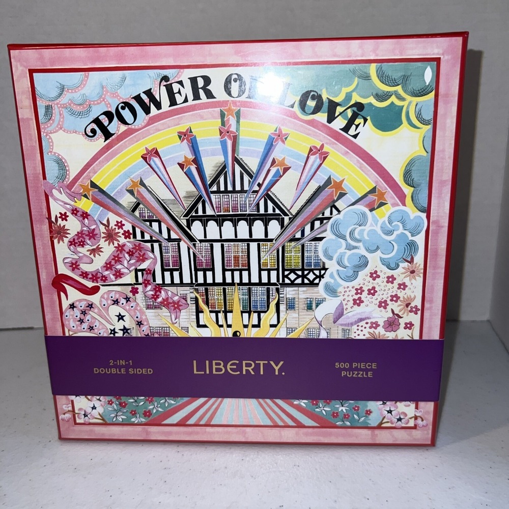 Liberty Of London Power of Love 500 Piece Double Sided Puzzleβ Size 20"x 20" New